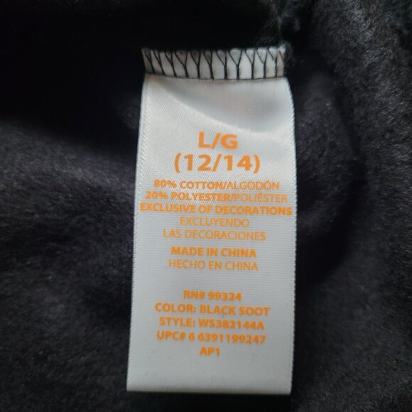 Vintage Y2K Halloween Sweater Pumpkin Black Orange Large Whimsigoth Spooky - Picture 7 of 11